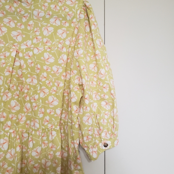 Floral Yellow Maxi Dress - Picture 10 of 11